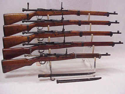 Good selection of Jap Rifles
