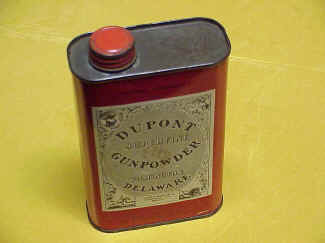 DuPont Gunpowder Tin for Black Powder
