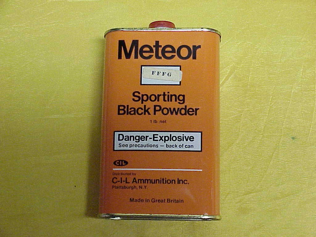 Meteor Black Powder Can CIL Ammo